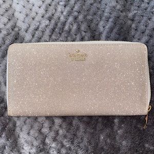 Kate Spade Zip Wallet Glitter Sparkle